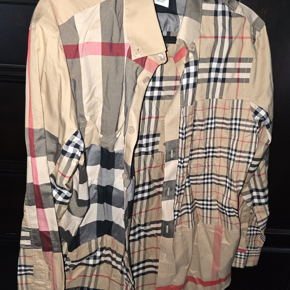Burberry plaid shirt
